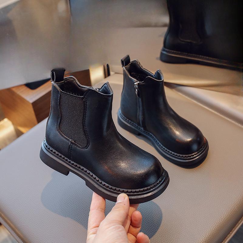 Новые осенние детские ботинки, кожаные туфли, полусапожки