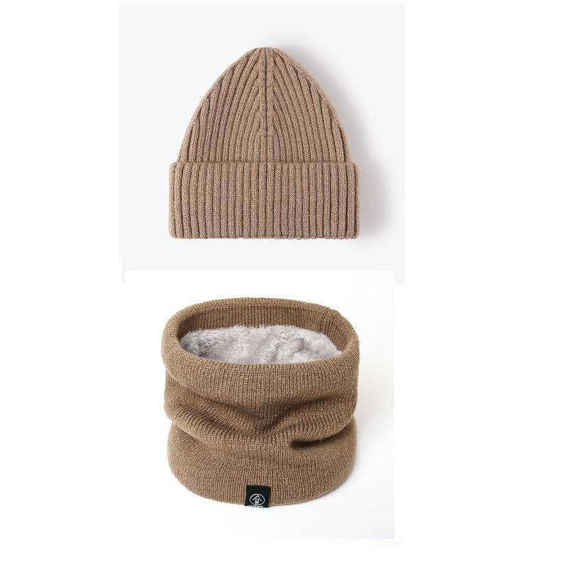 Chunky Knit Beanie Hat for Men And Women Thick Warm Soft Stretchy Wool Acrylic Winter Cap for Girls