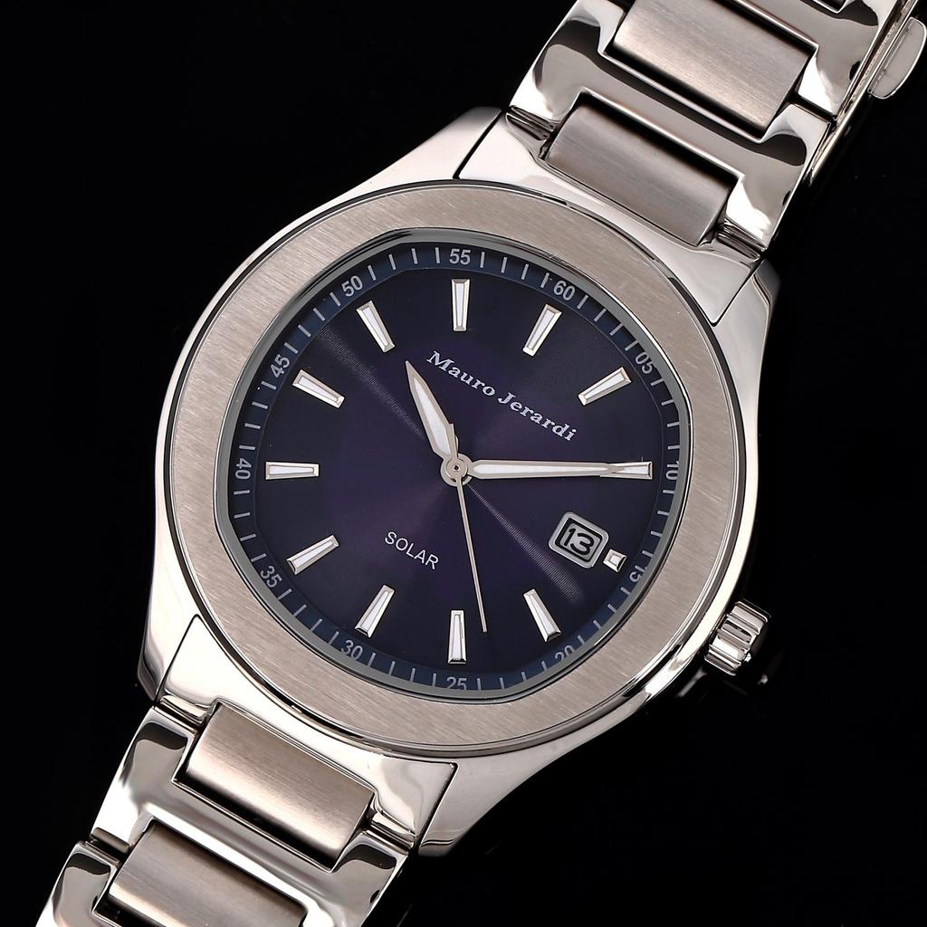Solar Date Silver [Mauro Geraldi] 3-стрелочные MJ053-2 мужские