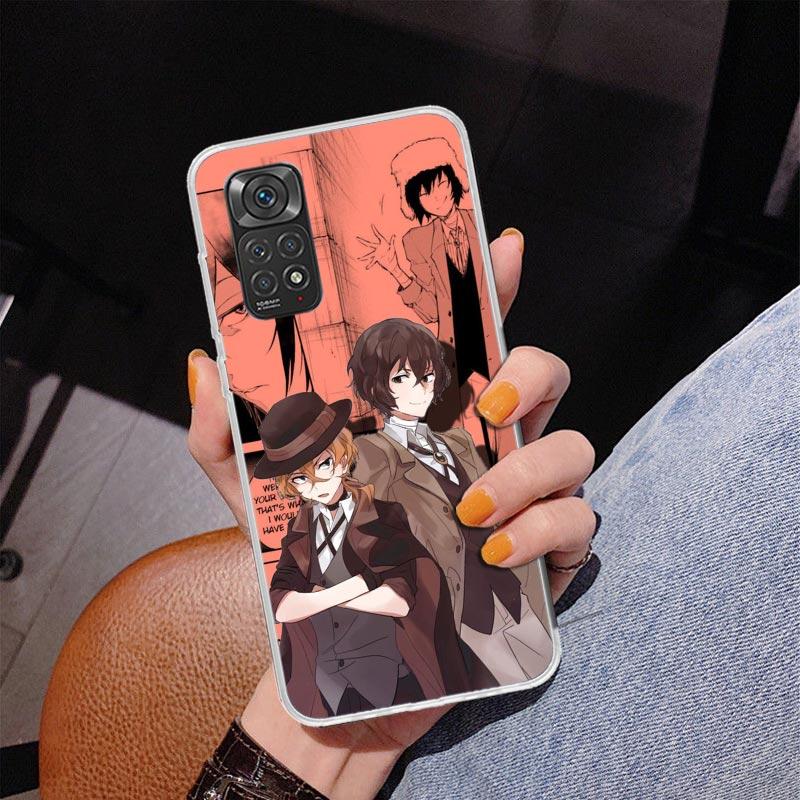Чехол для телефона Bungo Stray Dogs Манга Для Xiaomi Redmi Note 15 14 13 12S 12 11 Pro Plus 14S 11S 11E 10 10S 11T 5G Персонализированный чехол