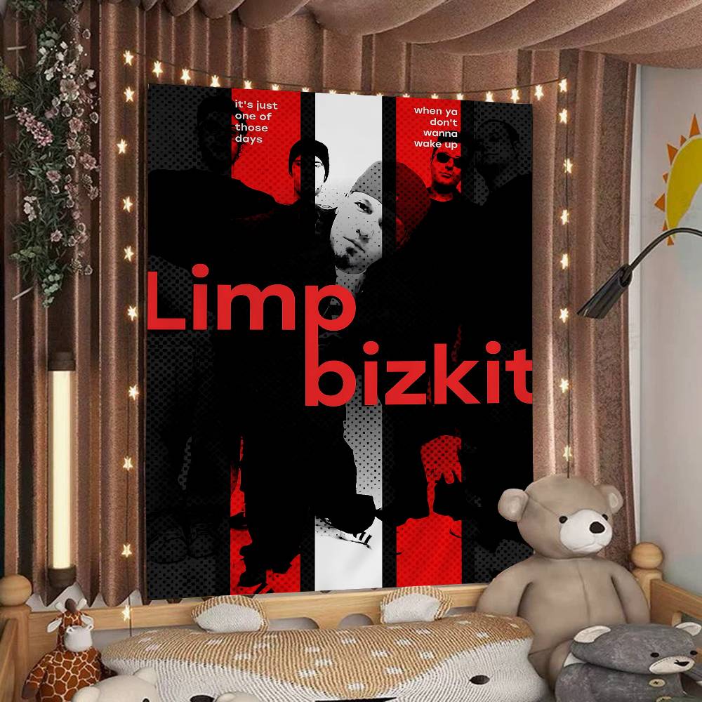 Rock Band Limp Bizkit Мультяшный Гобелен Искусство Научная Фантастика Комната Домашний Декор Настенное Полотно Домашний Декор