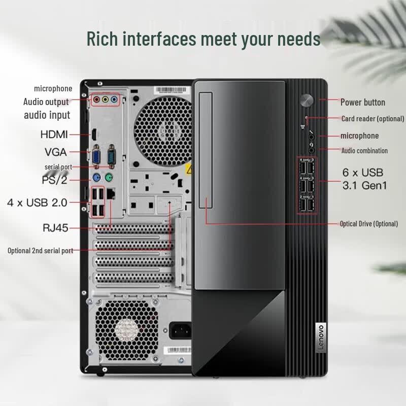 Lenovo Yangtian T4900K i7 Desktop PC with 27-inch Monitor (CN version)