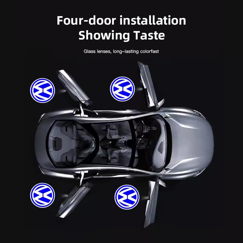 Для VOLKSWAGEN VW 2 шт. Проекционные логотипы на двери Автомобильные светодиодные подсветки Декор для VW Golf Touareg Eos CC Passat Variant B8 Tou