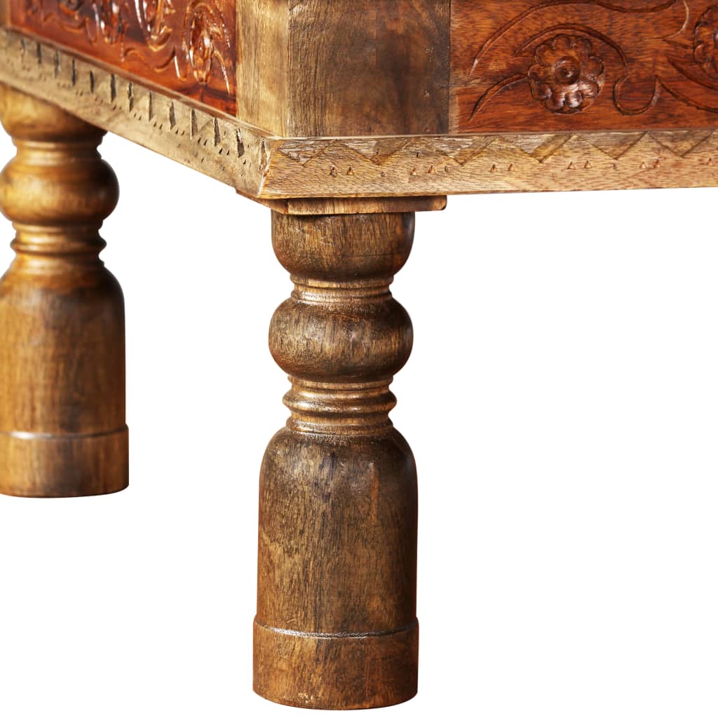 Coffee Table Solid Mango and Acacia Wood 110 x 60 x 38 cm