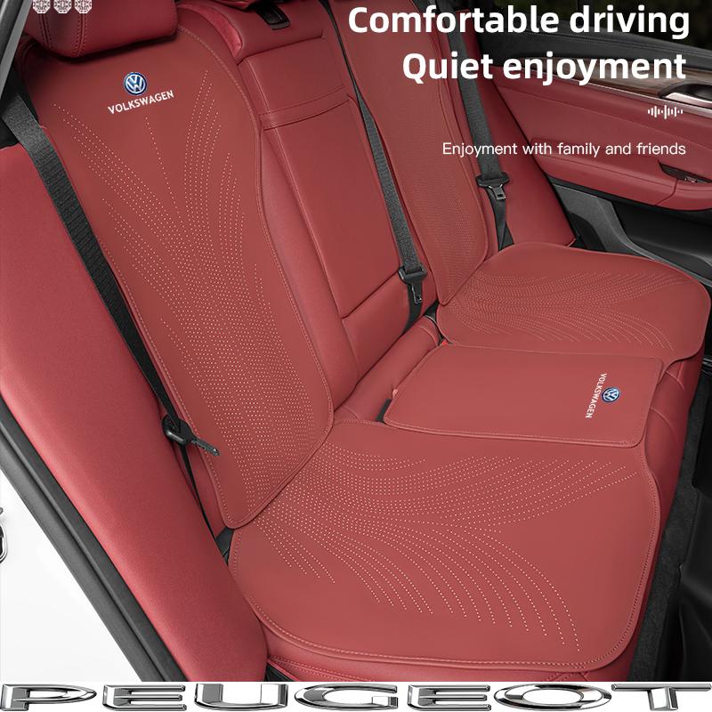 For Volkswagen J2Car Logo Seat Covers Auto Seat Breathable Protection Cushion For VW GTI Polo Golf Passat Tiguan Arteon Touareg Taigo CC Hub Cap