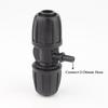 2~10Pcs 16mm PE Tube Locked Connector Garden Irrigation Straight Elbow Tee Agricultural Irrigation Quick Connector Repair Joints