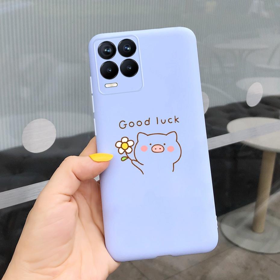 Чехол для Realme 8 Лавандовый Подсолнух Силиконовая Задняя Крышка Для Realme 8 Pro 8i Realme8 4G RMX3085 Мягкий ТПУ Чехол для Телефона Роскошный Чехол