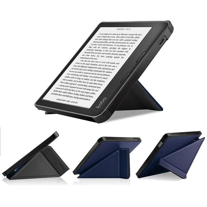 Cover - Kobo - Libra 2 - Synthetic Leather - Folding Stand - Anti-scratch Protection