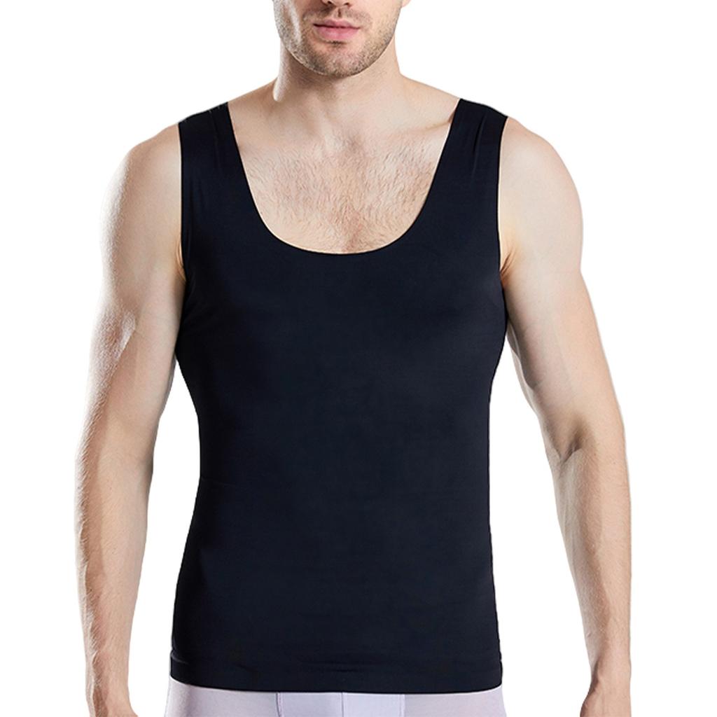 Мужской дышащий и удобный жилет для фитнеса и коррекции фигуры