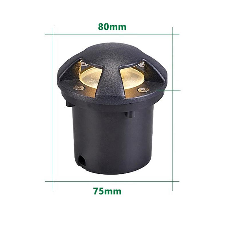 Боковой встраиваемый светильник, светодиодный уличный водонепроницаемый, небольшой встраиваемый светильник, подсветка для ног, платформа, ступенчатый светильник, квадратный напольный светильник