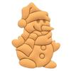 Yousheng Cookie Mold Snowball Snowman Santa Claus Shaped Christmas Cutting Mold Festive DIY Biscuit Mold for Holiday Party