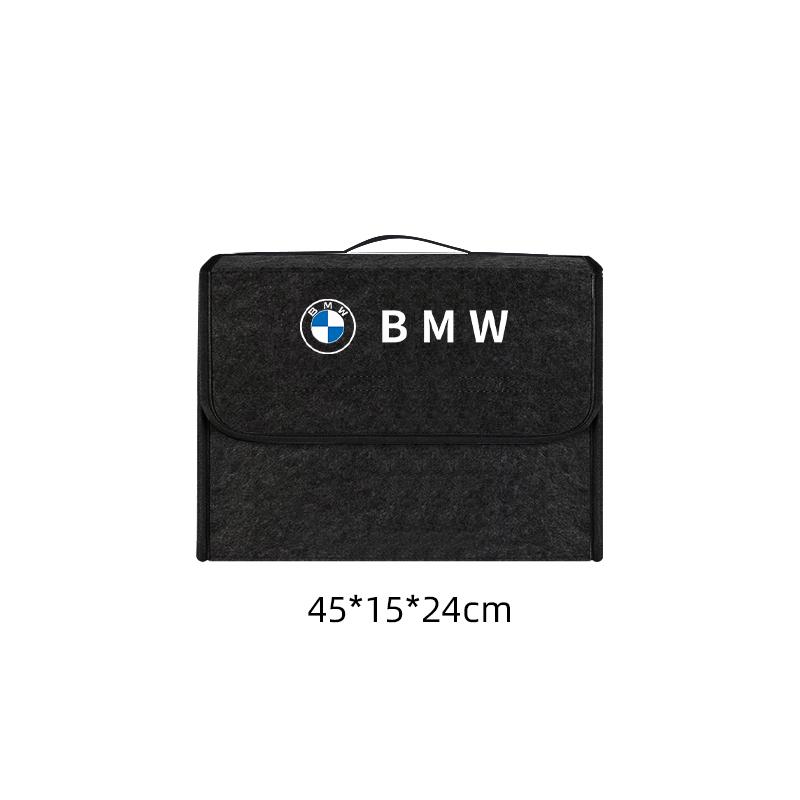 HBSW4 D5D486 Car interior stickers For BMW X3 X5 E36 E39 E46 E60 E90 E90 Felt Storage Bag Folding Organizer Box Trunk Tool Case