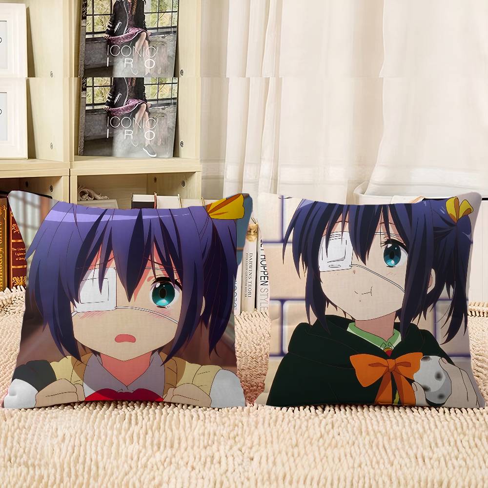 Чехол для подушки Chuunibyou R-Rikka TakanashiS Cell Съемный Стирающийся Чехол для Подушки – Всесезонный Мягкий Лен