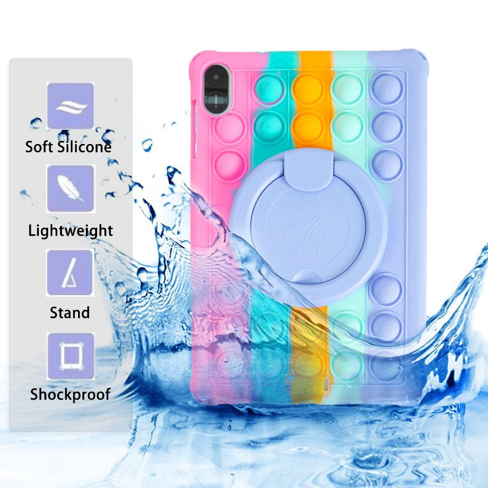 Чехол для Honor Pad X8A X9 11 дюймов, Вращающаяся на 360 градусов мягкая подставка-пузырь, Чехол для планшета Honor X8A, Безопасный для детей Funda