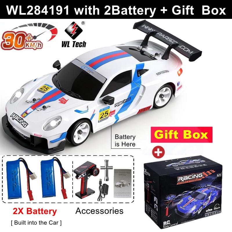 WLtoys 284191 284019-A Улучшенный Гироскоп 1/28 Радиоуправляемая Дрифт-Машина 4WD Высокоскоростная Модель с Радиоуправлением 2.4G Дрифт-Гоночный Автомобиль Мини Подарок