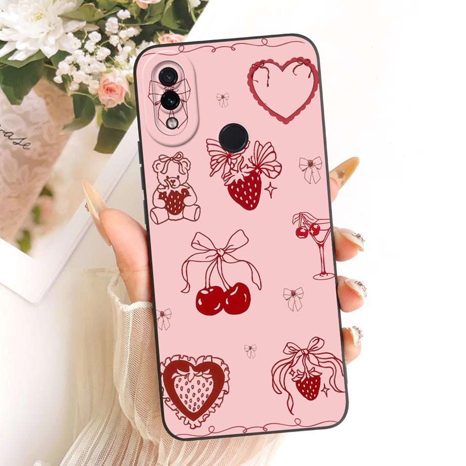 Чехол для Xiaomi Redmi Note 7 Pro Чехол Милый Кот Кролик Мультфильм Мягкий Конфетный Силиконовый Защитный Чехол Для Redmi Note 7 7S Fundas