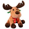 Soft And Charming Christmas Reindeer Plush Doll Perfect For Girls Gift And Decorations