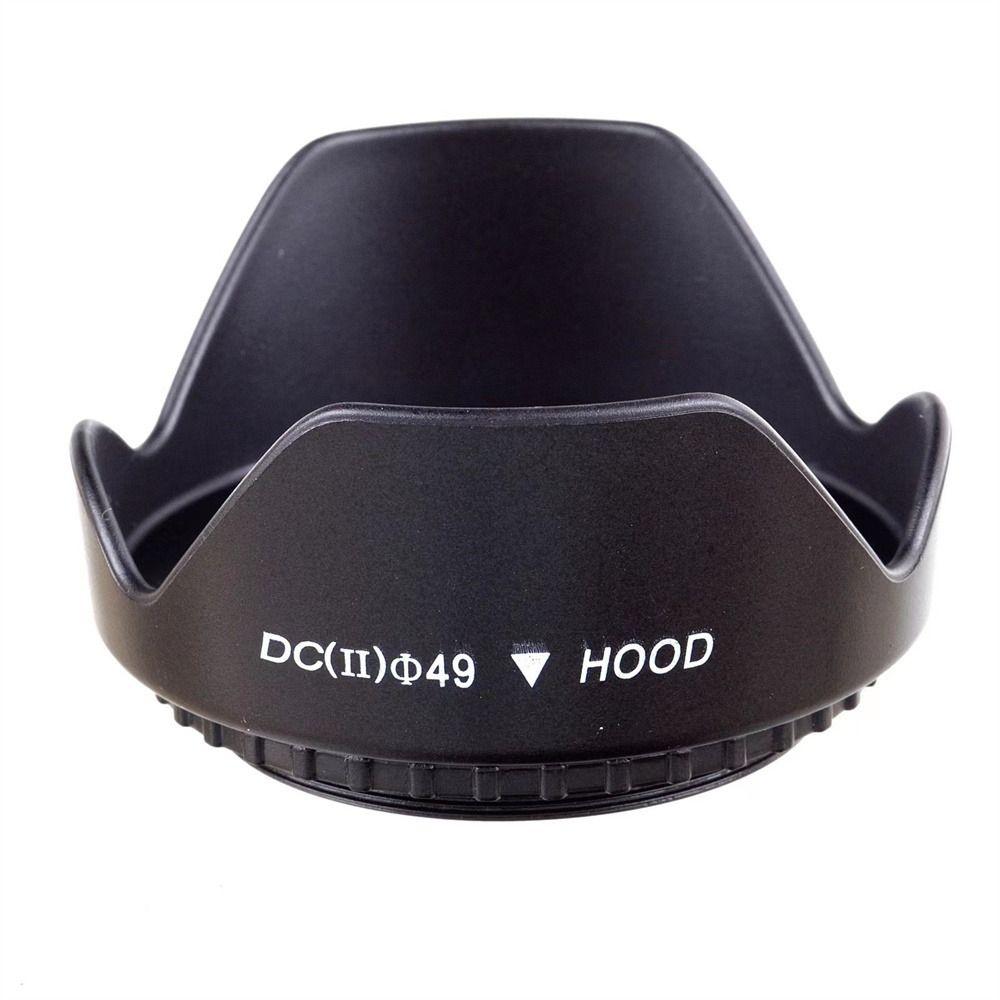 Screw-in Camera Lens Hood Crown Shape Lens Shade Flower Lens Hood 49mm 52mm 55mm 58mm