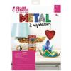 Metal for Engraving - Graine Créative - 5 Colors - 5 Sheets - 18.5x29 Cm