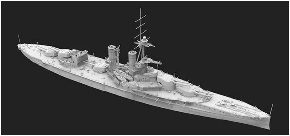 Flyhawk Models Королевский флот HMS Iron Duke 1914 Делюкс издание Пластиковая модель FLYFH1312S 1/700
