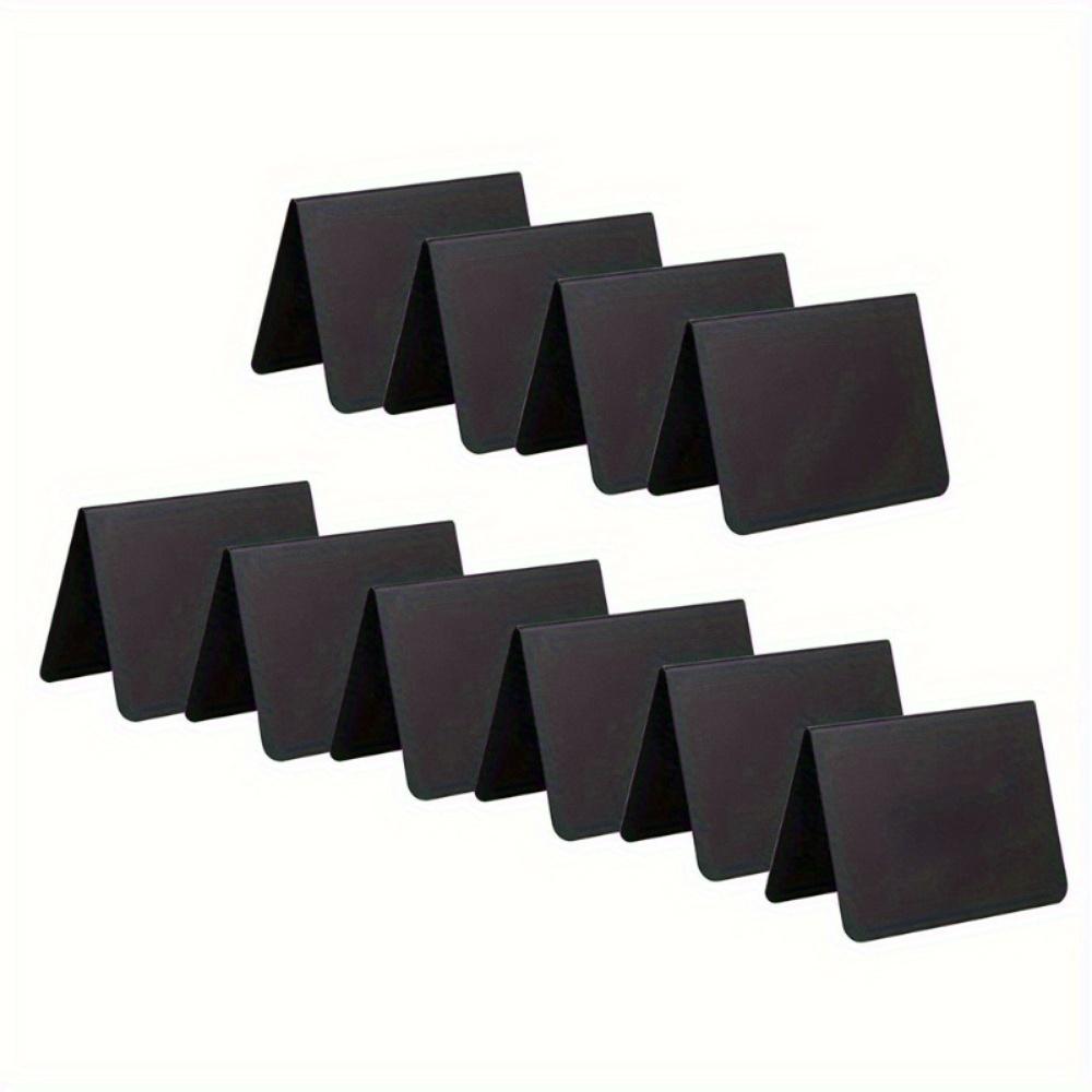 12Pcs/Pack Mini Chalkboards Rectangular Blackboard Double Sided Chalkboards Wedding Birthday Party Home Decor Sign Message Board