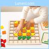 Mosaic Wooden 3d Puzzle Montessori Toy Kids Educational Desktop Preschool Early