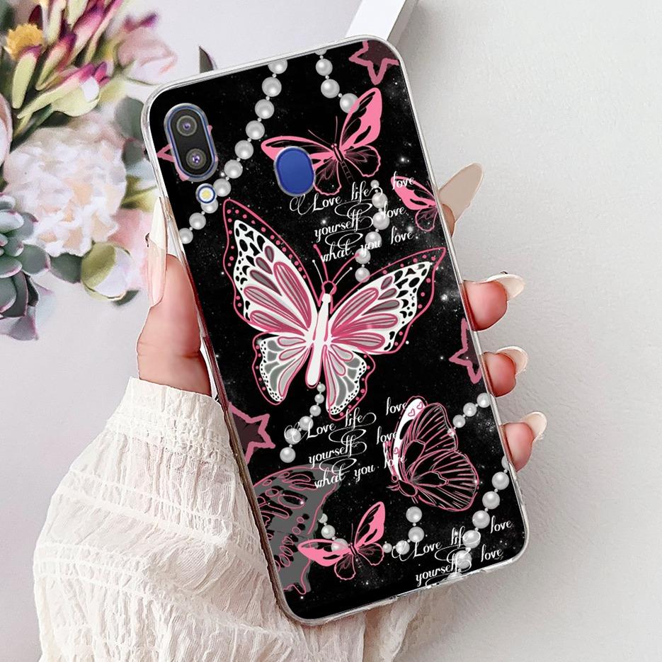 Для Samsung Galaxy M10 M20 M30 Чехол Новая Мода Расписная Крышка Прозрачный Силиконовый Мягкий Тонкий Чехол для Телефона Для Samsung M10 M20 M30 Fundas