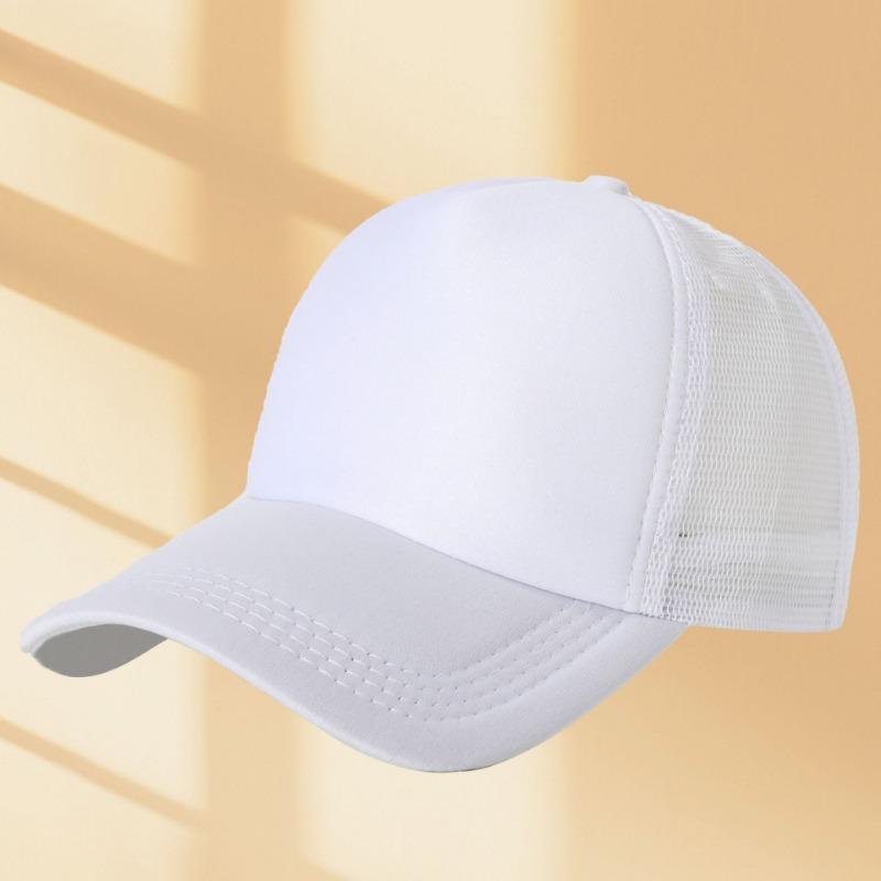 Sponge Mesh Cap Embroidered Baseball Cap Summer Shading Sun Protection Breathable