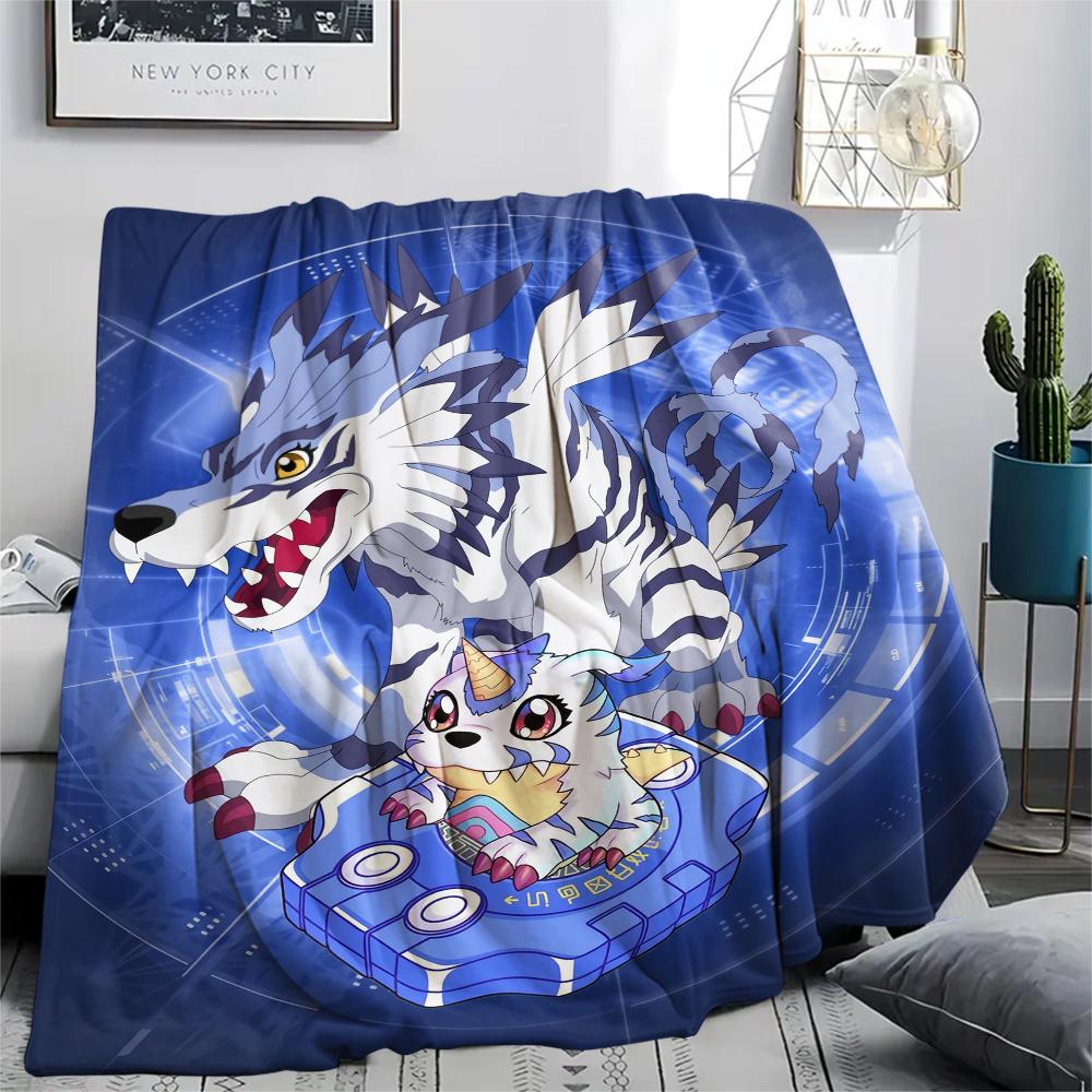 Matt&Gabumon Blanket, Digimon Fan Soft Throw, Great Gift.chl