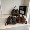 Backpack Chain Retro Bag New Tote Bag Autumn and Winter Large Capacity Shoulder Commuter Women's Bag Leisure Bag
