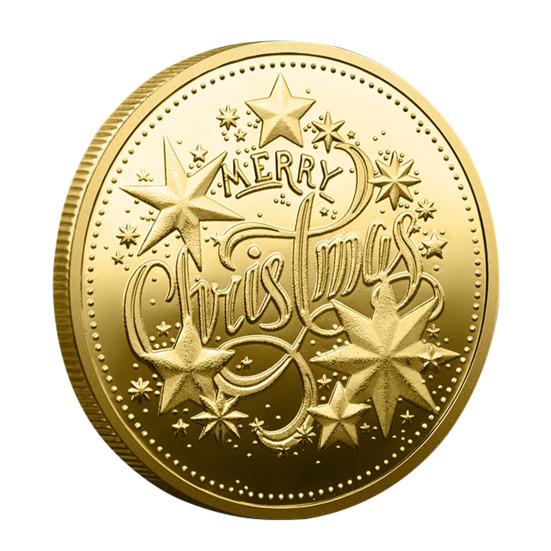 Рождественская сувенирная монета Санта-Клаус Монета с изображением лося Металлическая коллекционная праздничная монета для детей Подарочные рождественские вечеринки Чулки Наполнители