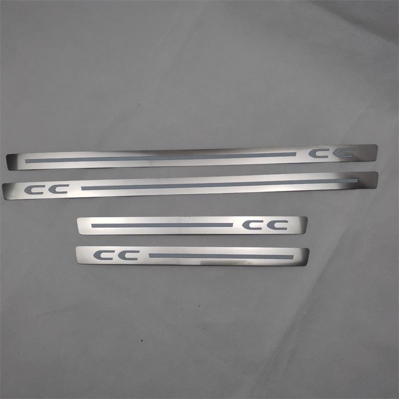 For Volkswagen CC 2010- Door Sill Pedal Scuff Plate Stainless Steel Guard Protector Car Styling