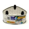 Takekoshi Antibacterial Stainless Steel Mini Triangular Corner with Lid, Shrink Wrap, CK-121S