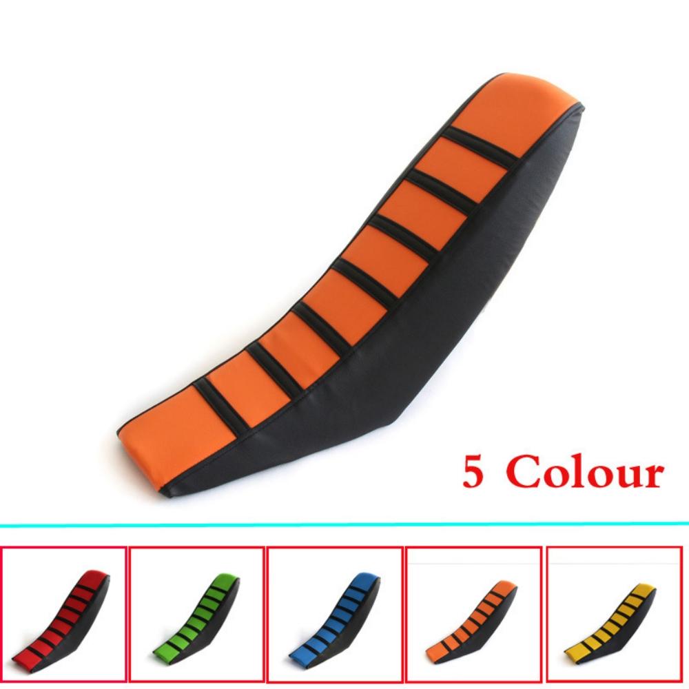 Motocross Striped Soft-Grip Gripper Soft Seat Cover Rubber For KTM HUSQVARNA HONDA YAMAHA SUZUKI Motorcycle seat cushion cover