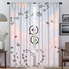 Оконная штора для комнаты 2 панели Heartstoppers кухонные шторы для камеры Shades Home Interior Шторы Разделение Living Elegant