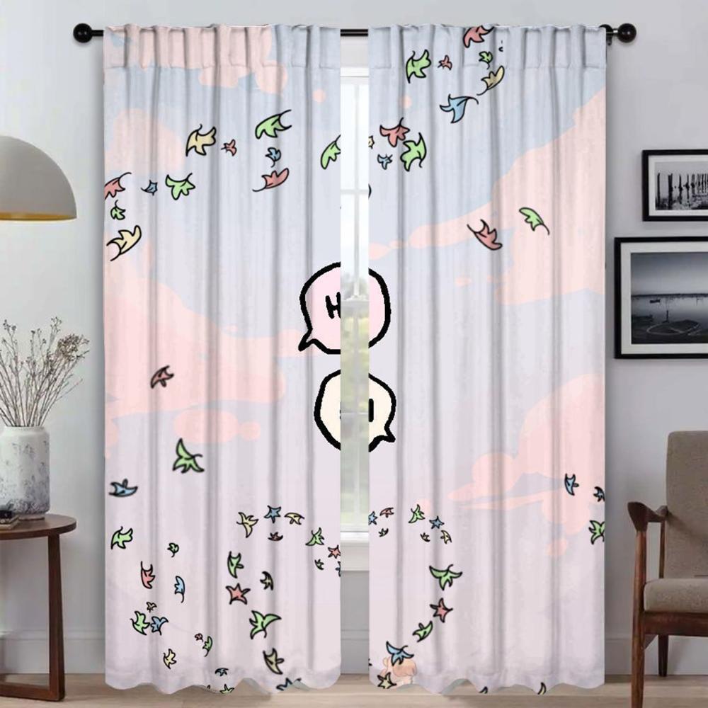 Оконная штора для комнаты 2 панели Heartstoppers кухонные шторы для камеры Shades Home Interior Шторы Разделение Living Elegant