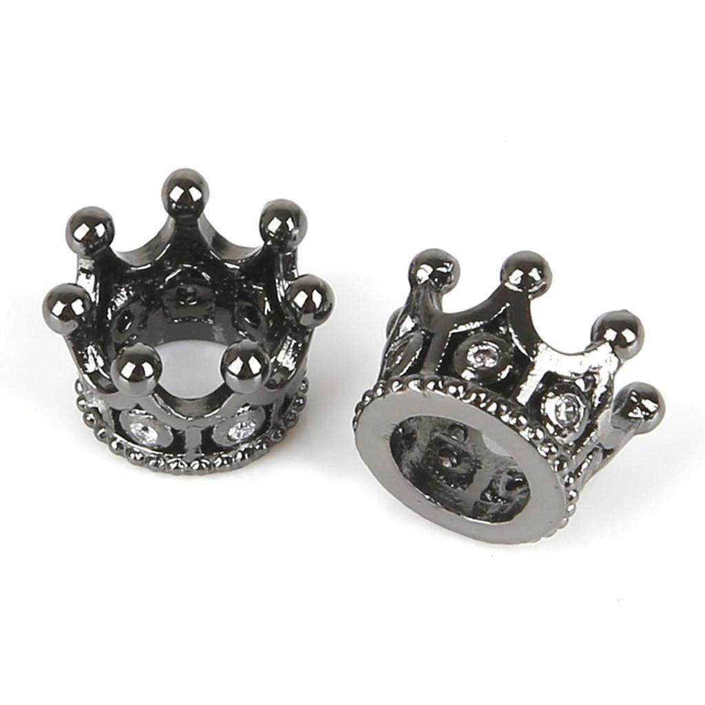 2Pcs Small Crown Accessories For Jewelry Component DIY Charm Decoration