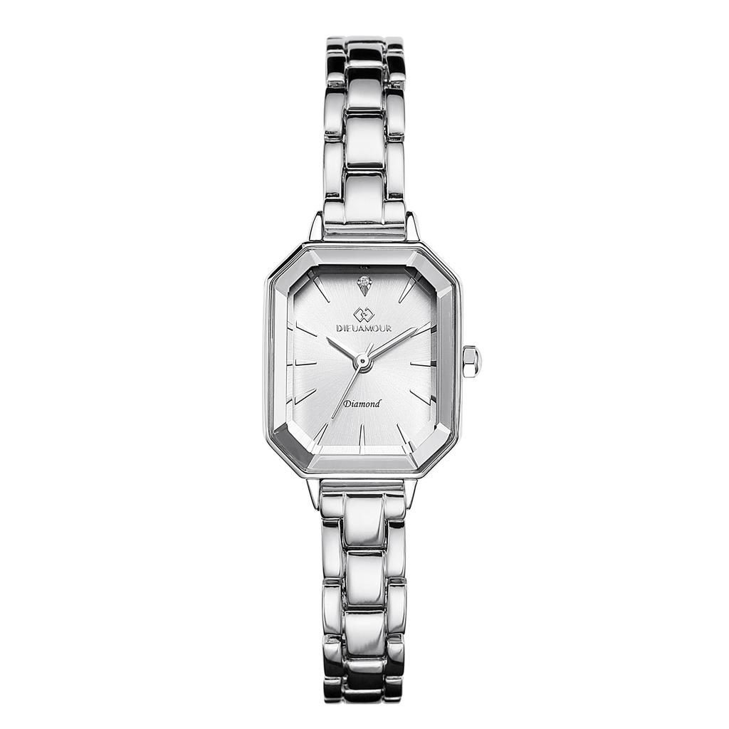 Diyuamoleu Women'S Metal Band Watch Daw7102M-Sw Diamond Watch