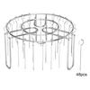 Stainless Steel Air Fryer Rack Vertical Rotisserie Skewer Stand Universal Air Fryer Grill Insert Air Fryer Accessories