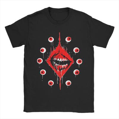 Мужские футболки Ultrakill Смешные Хлопковые Футболки с коротким рукавом Круглый воротник Одежда Больших размеров