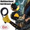 1Pcs 6inch Belt Wrench Oil Filter Puller Strap Spanner Chain Wrench Strap Opener, Adjustable Disassembly Tool Car Accessories