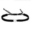 Handmade A-Z 26 Letter Heart Bracelet Woven Baided Rope Women Men Initials Name Adjustable Bracelets Bangle Couple Lover