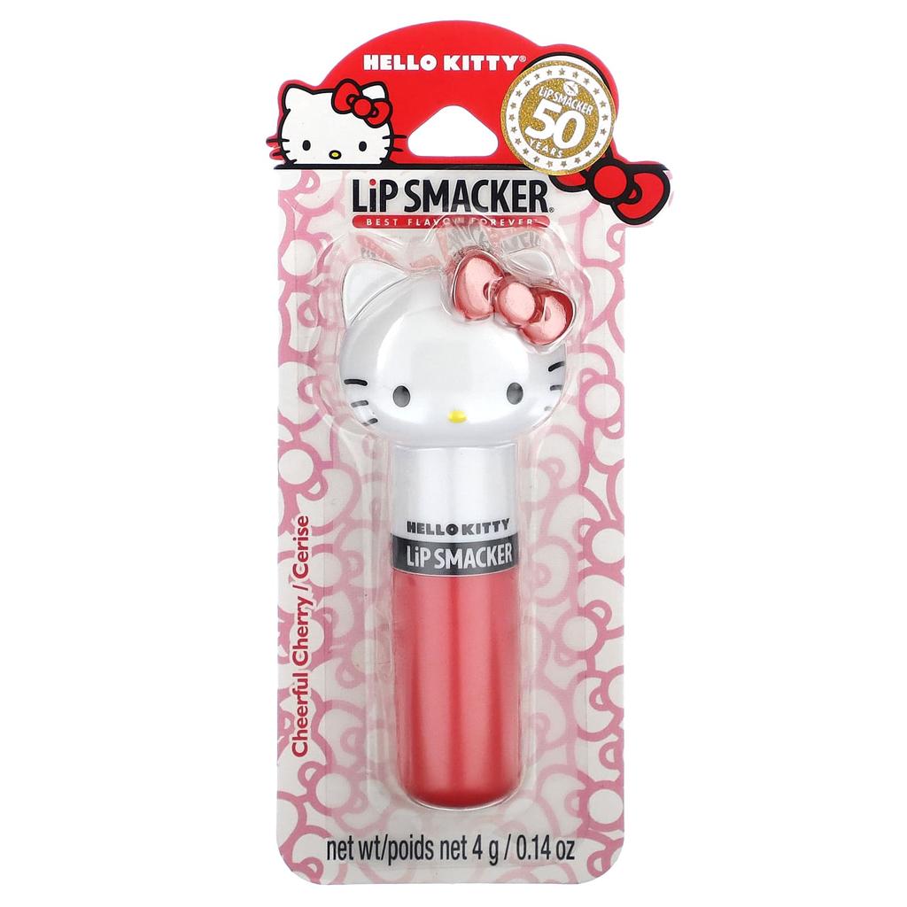 Lip Smacker Hello Kitty, бальзам для губ, Cheerful Cherry, 4 г (0,14 унции)