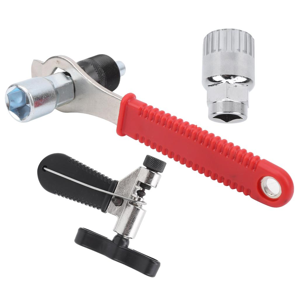   Repair Tool Kit Hex Wrench Chain Breaker Bottom Bracket Crank Extractor Puller Maintenance Set