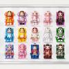 POP MART MEGA SPACE MOLLY Series 4 Box of Pop Mart Gachapon Blind Box Plastic Premium PVC Soft Original Birthday Gifts 100% [Assorted 9] Figures,