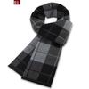 ZHINAI Unisex Plaid Blend Scarf