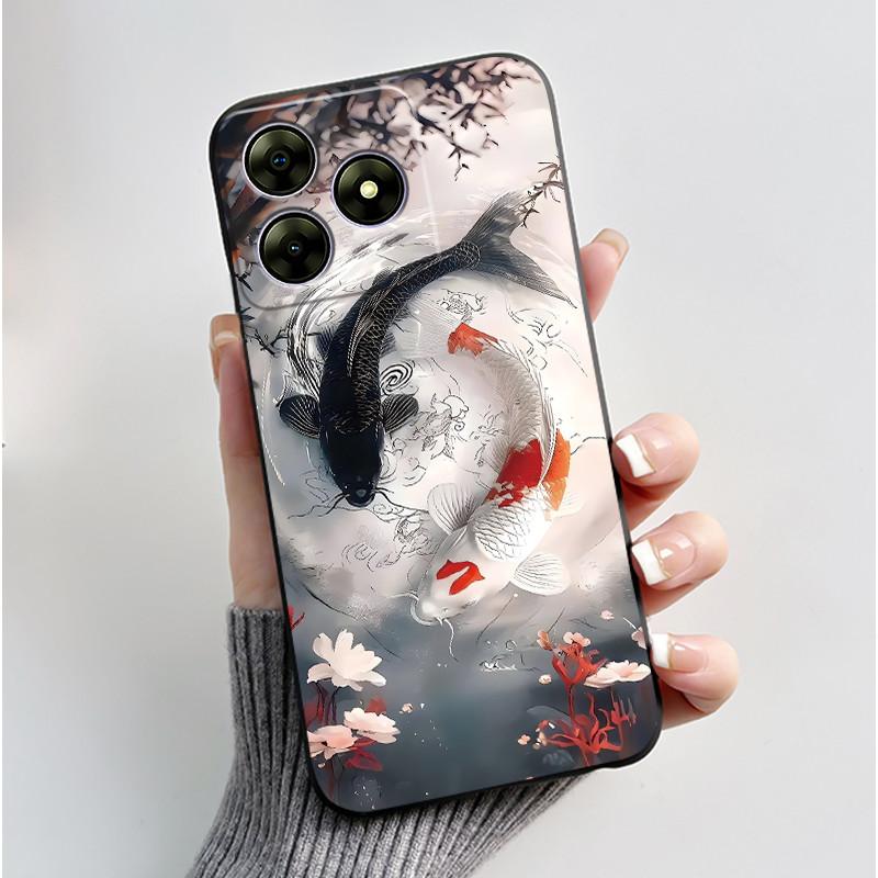 For Blackview Wave 8C 6.56" Wave 8 Black View Wave8C Wave8 Back TPU Soft Silicone Phone Case Luxury Cute Love Rabbit Funny Cover