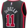 Nike Джерси НБА Swingman Dri-Fit сезона 2023/24 Demar Derozan # 11 Chicago Bulls, мужской баскетбольный жилет, черный DX8497-011