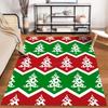 Christmas Tree Pattern Rug Non-slip rug suitable for living room and bedroom sofas