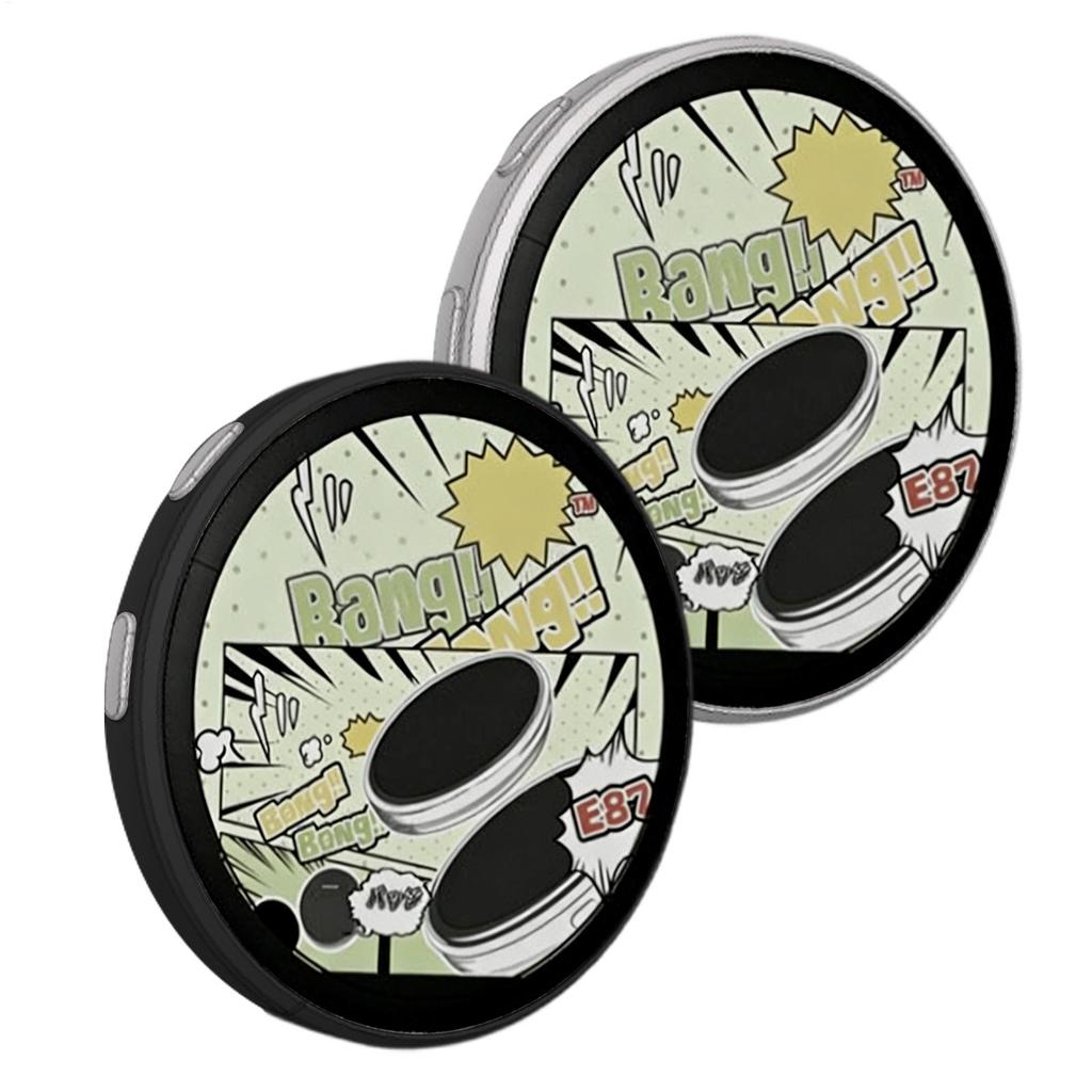1.7 Inch Smart Digital Badge Pin Magnetic Touch Screen Photo Display Badge for Nurse Employee Business Office Service Staff